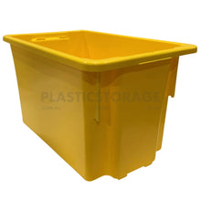 Load image into Gallery viewer, 68L Stack And Nest Crate Base Yellow
